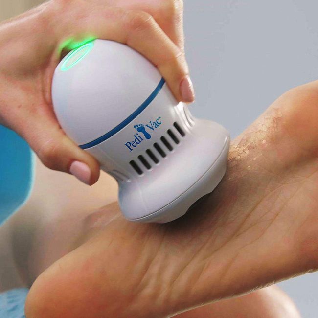 Pedi Vac Callus Remover for Feet with Built-in Vacuum Remove Dead Skin from  Feet 