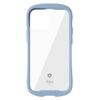 iFace Reflection iPhone 13 Mini Case, Clear, Tempered Glass (Pale Blue)
