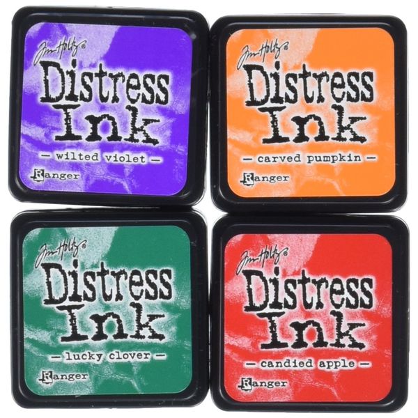 Tim Holtz Ranger Distress Ink Pads Kit 15 with Strip of 4 Pads, Mini, 70 x 23 mm