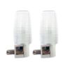 GIRHLMRX 2 Night Light Automatic Sensor Electrical Outlet Wall Plug Lamp UL Bed Room Kids