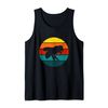 Vintage Beekeeper Retro Honey Bee Sunset Tank Top