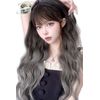 M Grande DY52A Premium Line Wig, Supervised by Top Stylist, 6-Piece Set, Gradient Line, Women's Wig, Bob, Semi-Long, Face Shrinking, (Gray Grad Decal)