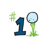 CafePress Golf Ball Sticker Oval Car Bumper Sticker