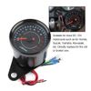 TKSE Electronic Tachometer, DC 12V Universal Motorcycle LED Backlight Tachometer Electronic Tach Meter Gauge