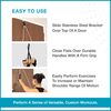 Home Ranger-Premium Shoulder Pulley System - Home Ranger-92, Model 260 - Modified Version with Assisted-grip Handles and Stainless Steel Over-The-Door Bracket Attachment - Easy Set-up, Range of Motion
