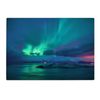 Northern Lights Blue Green Kitchen Worktop Protector Saver Glass Chopping Board