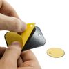 Mobilefox Magnethandyhalterung Metallplättchen Ersatzplatten Rund Eckig 2er Set schwarz