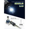 Alla Lighting LED High Low Beam Headlight Replacement bulbs Conversion Kit,White