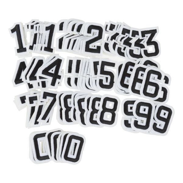 '100 Applications – Numbers – VBS Wholesale packet Ironing Pictures, Appliques, iron on