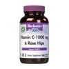 Bluebonnet Vitamin C 1000 mg Plus Rosehips Vegetable Capsules, 180 Count (743715005754)