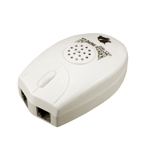 sourcing map Amplifier Bell Extra-Loud Telephone Ring Ringer RJ11 6P2C Mouse Shape