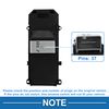 A ABSOPRO Power Window Switch Front Left Driver Side Window Control Switch for Honda CR-V 2012-2016 Black