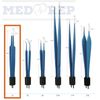 American Adson Bipolar Forceps Reusable Blue-9.5cm