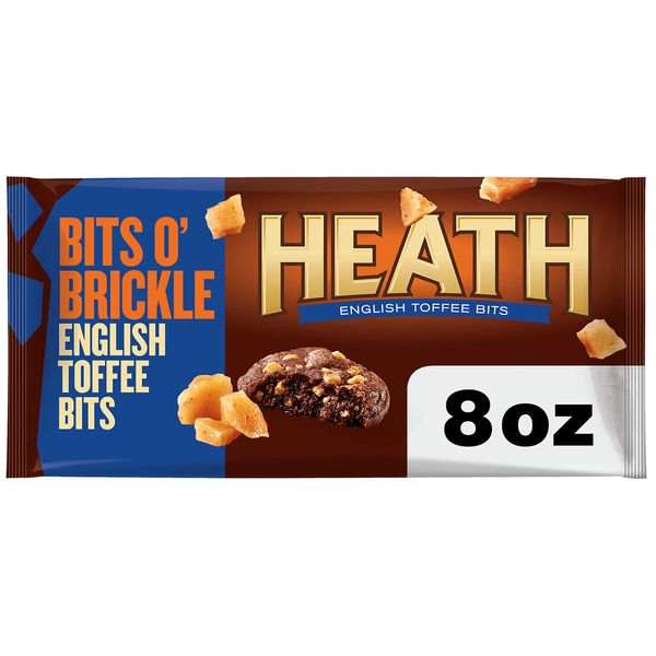 HEATH BITS O' BRICKLE English Toffee Bits, Baking Ingredients Bag, 8 oz