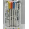 Zebra MILDLINER 5 Color Set Highlighter - Friendly & Mild, WKT7-N-5C-N
