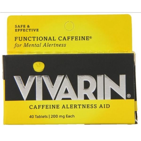 Vivarin Caffeine Alertness Aid, Tablets 40 ea (Pack of 12)
