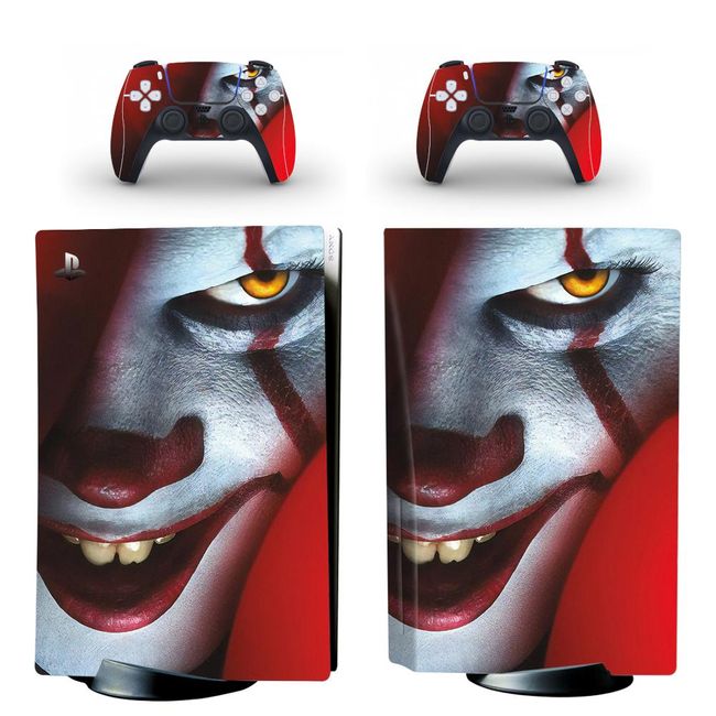 Skinny PS5 Skin Batman Red Logo for PlayStation 5 Disc Edition 1x