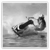 2 x Square 10cm Vinyl Stickers - Jet Ski Racing 36715