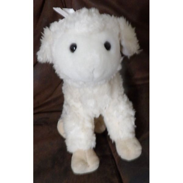 Russ Berrie EASTER lamb Sweet pea PLUSH 8" item #4211 EUC