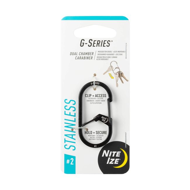 NITEIZE G Carabiner #2 Black Small