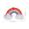 iplusmile 2pcs Rainbow Bath Loofahs Ice Cream Body Loofahs Cute Cartoon Kids Bath Sponges Bath Pouf Body Scrubber Exfoliating Mesh Puff for Children Shower
