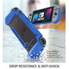 Mumba Dockable Case for Nintendo Switch, [Blade Series] TPU Grip Protective Cover Case Compatible with Nintendo Switch Console and Joy-Con Controller (Navy)