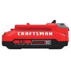 Craftsman V20 Battery, 2.0 Ah, Lithium Ion Battery (CMCB202)