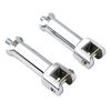 Chrome Rear Passenger Foot Peg Rest Support Mount Kit For Harley Softail 18-24