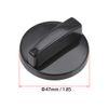 uxcell Timer Knobs Range Replacement Knobs 6mm Shaft Dia Time Control Knob 47mm Max Dia for Electronic Microwave Oven Cooker, Round Shaft