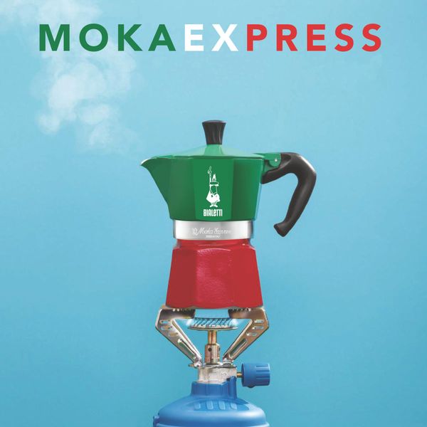 Bialetti Mocha Express Italy 3 Cup Open Fire (Coffee Maker, Espresso Maker, Makinetta)