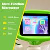 Digital Microscope with Camera for Kids with Slides, Rechargeable, Portable