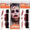 Halloween Ripped Neck Tattoo