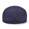BOTVELA Men 2 Pack Cotton Flat Hat Ivy Cabbie Newsboy Cap (Black/Navy)