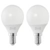 IKEA SOLHETTA LED Bulb E14 250 Lumen, Globe Opal White