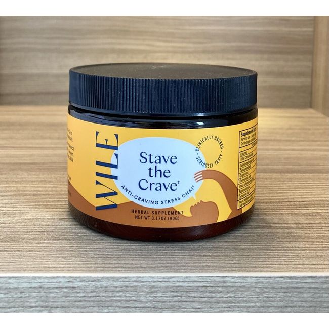 Wile Stave  The Crave Chai Drink Mix Reduces Sugar Cravings 3.17 ounce powder