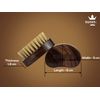 Beard'O' Travel Friendly 100% Boar Bristle Beard Brush for Men