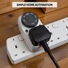 Defender EasyTurn Dusk Till Dawn Timer Switch - Day Night Plug Timer - Energy Saver Plug Standard Size - Automatic Dusk Till Dawn Timer - 240v 3 Pin Plug with Programmable Timer Controller