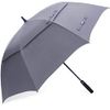 G4Free 62 Inch Automatic Open Golf Umbrella Extra Large Oversize Double Canopy Vented Windproof Waterproof Stick Umbrellas(Grey)