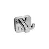 Croydex Camberwell Flexi-Fix Double Robe Hook, Screw or Glue