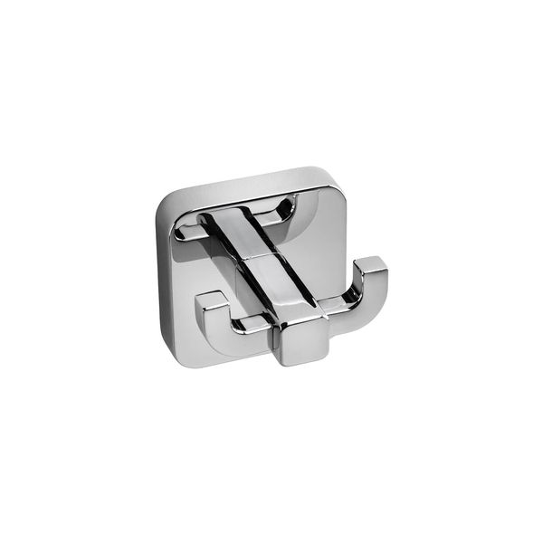 Croydex Camberwell Flexi-Fix Double Robe Hook, Screw or Glue