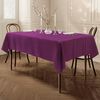 Home Direct Large Rectangular Fabric Tablecloth 140x200cm 55"x78" Violet Purple