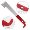 Stainless Beekeeping Scraper Tool J-hook Bee Hive Tool Lifter Beekeeping Equipment Hive Tool for Beekeepers