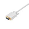 Monoprice 6ft 28AWG DisplayPort to VGA Cable - White