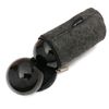 Top Chi Black Obsidian Baoding Balls with Carry Pouch for Hand Therapy, Exercise, and Stress Relief (Large 1.9 Inch)
