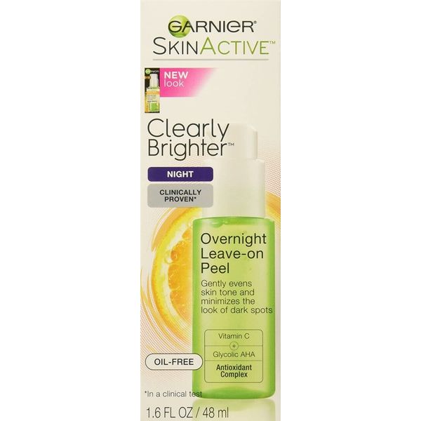 Garnier SkinActive Clearly Brighter Overnight Leave-on Peel, 1.6 fl. oz.