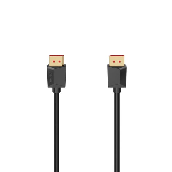 Hama DisplayPort Cable, DP 2.1, Ultra-HD 8K, 40Gbps, 2m