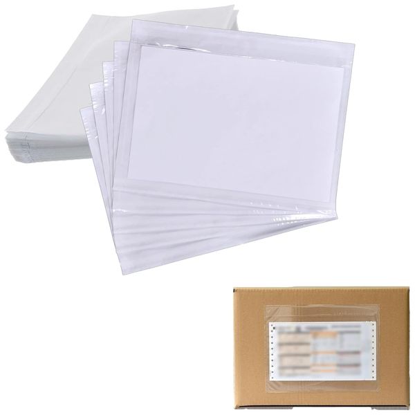 Lieferscheintaschen Dokumenttaschen Sichttaschen A5, Lieferscheintaschen, Transparent Versandtaschen, Selbstklebende Begleitpapiertaschen, Dokumententaschen Transparent Selbstklebend, 25Stück