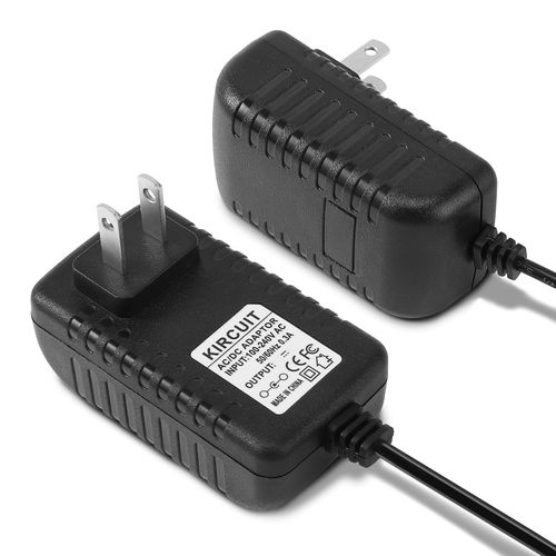 Kircuit 9V AC/DC Adapter Charger Compatible with Sun Joe Sunjoe HJ604C HJ605CC HJ604C-CHRG HJ604CCHRG Electric Lawn Grass Mower 7.4V 9VDC 9 Volt 9.0V DC9V Power Supply Cable Cord