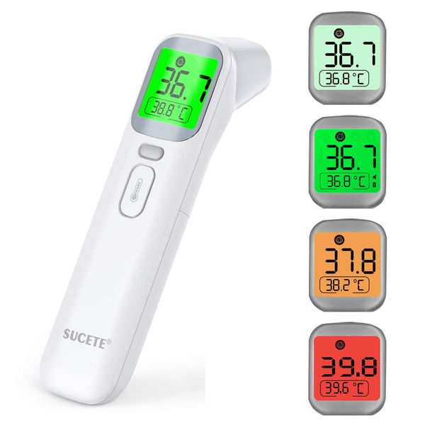 Thermometer for Adults and Children, No-Touch Digital Infrared Thermometer, Forehead and Ear Thermometer for Fever, 4 Modes Nebramuss