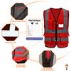 red security vest